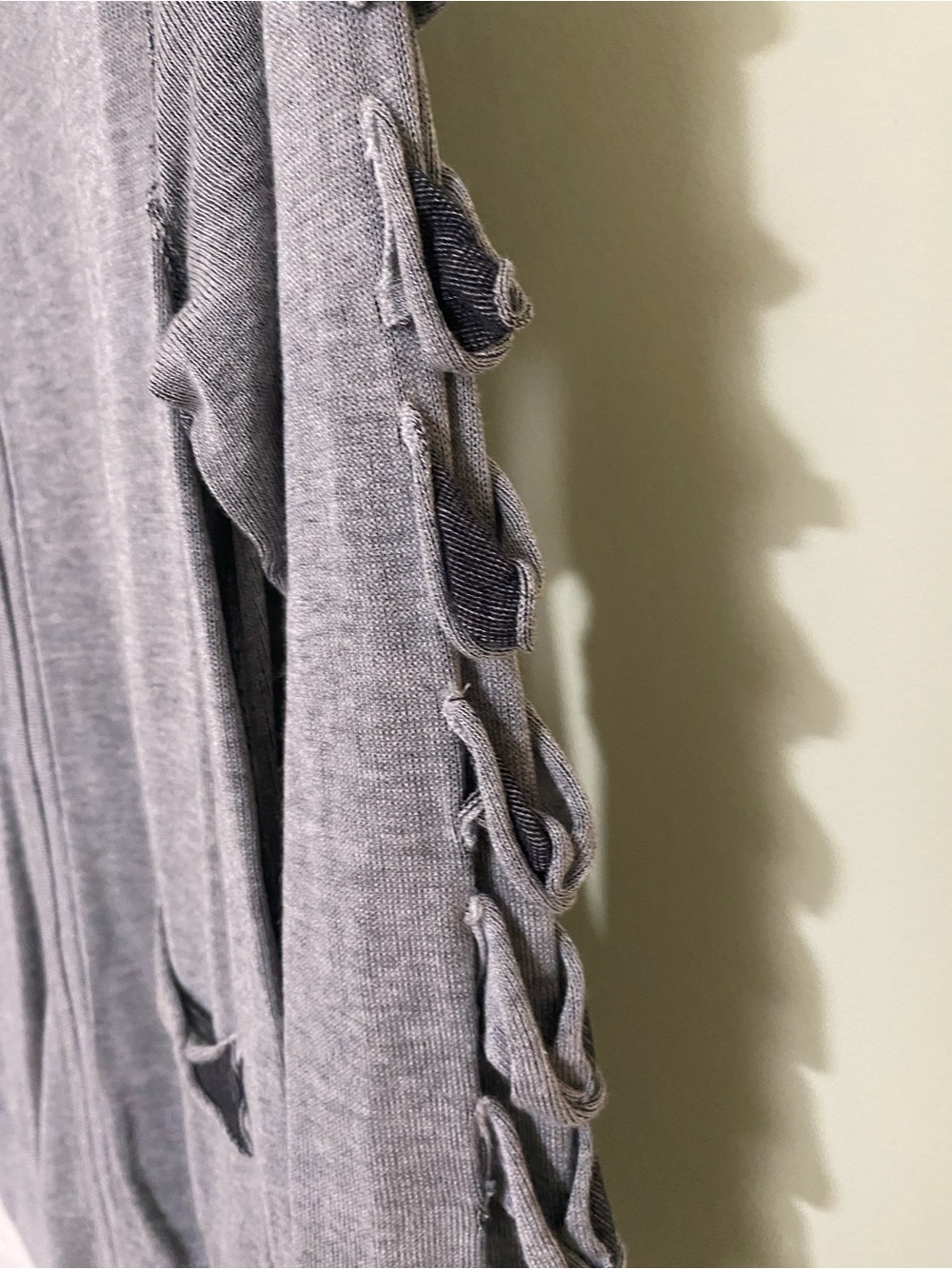 St. John Grey Ribbed Zip Knit Jacket - Picture 4 of 7